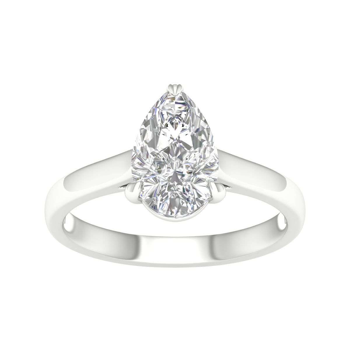 Seraphine Solitaire Ring - Pear