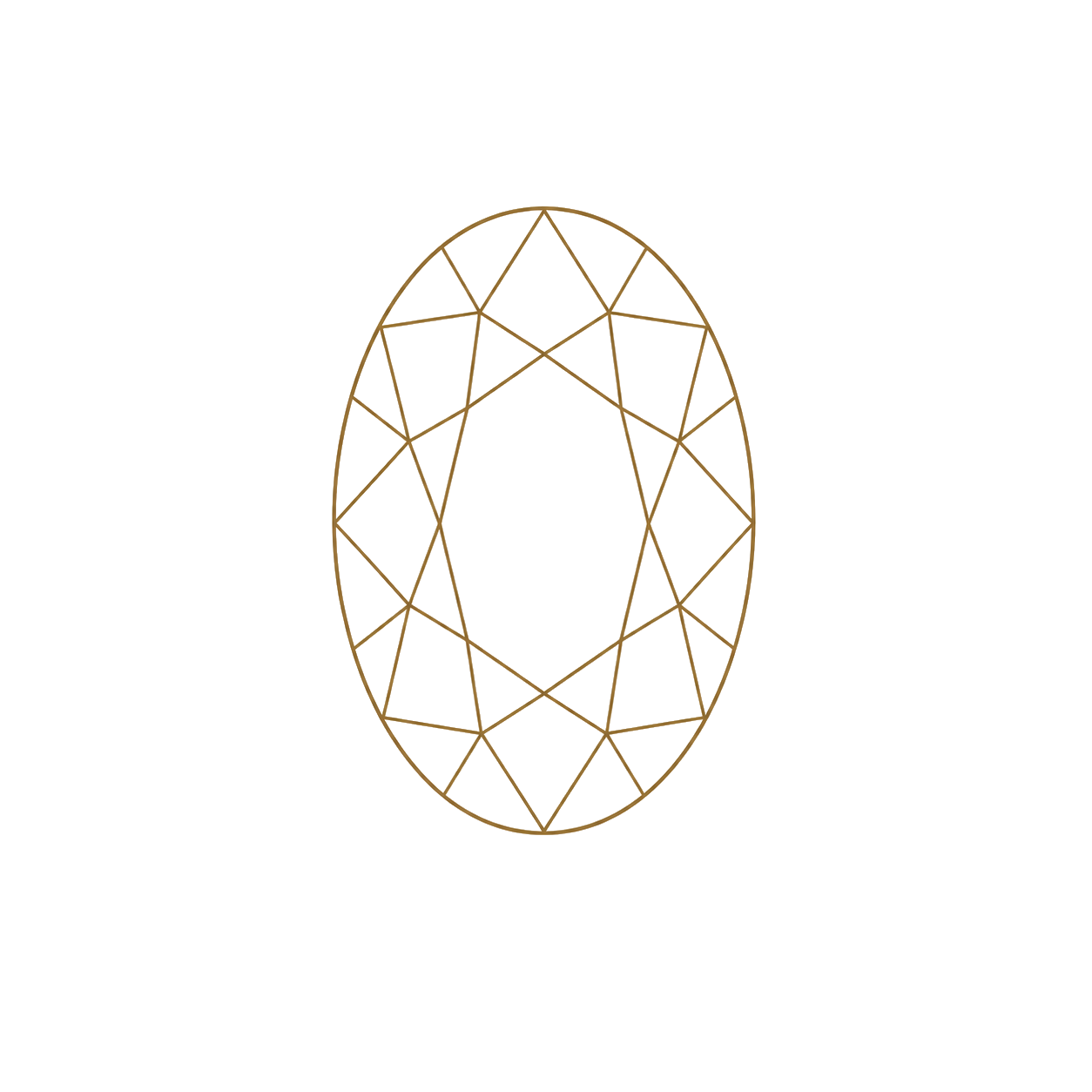 Oval cut
