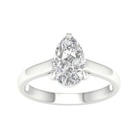 Seraphine Solitaire Ring - Pear