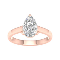 Seraphine Solitaire Ring - Pear