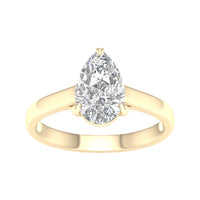 Seraphine Solitaire Ring - Pear
